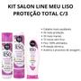 Imagem de Kit Salon Line Meu Liso Proteção Total C/3