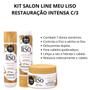 Imagem de Kit Salon Line Meu Liso Restauração Intensa C/3