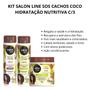 Imagem de Kit Salon Line Sos Cachos Coco Hidratação Nutritiva C/3