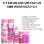 Imagem de Kit Salon Line Sos Cachos Kids Hidratação C/4