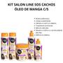 Imagem de Kit Salon Line Sos Cachos Óleo De Manga C/5