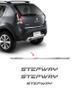 Imagem de Kit Sandero Stepway Adesivos Grafite 2012 + Friso Traseiro