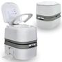 Imagem de Kit Sanitario Portatil Porta Potti Ecocamp Comfort 24 L + 3 Solventes Sanitarios Eco Bac Bus Ntk 250ml  Nautika 