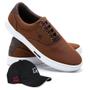 Kit Sapatênis Polo Joy Casual Masculino + Boné Dia a Dia Imagem de Kit Sapatênis Polo Joy Casual Masculino + Boné Dia a Dia