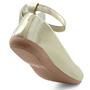 Imagem de Kit Sapatilha Infantil Menina Festa Mz Shoes Com Bolsa Laço Feminina Boneca Dourada