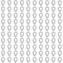 Imagem de Kit Sapatilha Para Cabo De Aço 3/16'' - 8,0002 (Com 100 Unidades) - Nord