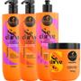 Imagem de Kit Se Curve Shampoo + Cond + Goma Texturizadora + Máscara 3 Manteigas 500ml Haskell