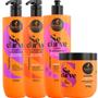 Imagem de Kit Se Curve Shampoo + Cond + Goma Texturizadora + Máscara Poder Dos Óleos 500ml Haskell