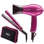 Imagem de Kit Secador de Cabelo + Chapinha Philco Travel Shine com Nécessaire Bivolt