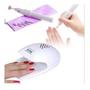 Imagem de Kit Secador Lixa Elétrica Unhas Aparelho de Unhas Manicure