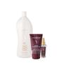 Imagem de Kit Senscience Purify Shampoo Renewal Máscara e True Hue Óleo (3 produtos)