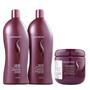 Imagem de Kit Senscience True Hue Shampoo 1 Litro + Condicionador 1 Litro + Inner Restore Intensif Moisturizing Mask 500ml + Válvulas Pump
