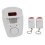 Imagem de Kit Sensor de Presença Com Alarme Residencial Sem Fio + 2 Controles Remotos S1001