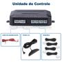 Imagem de Kit Sensor de Ré Branco + Câmera de Ré Chery QQ 2011 2012 2013 2014 2015 2016 Estacionamento