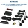 Imagem de Kit Sensor de Ré Preto Fosco Emborrachado + Câmera de Ré BMW X6 2010 2011 2012 2013 2014 2015 Estacionamento