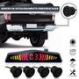 Imagem de Kit Sensor de Ré Preto Fosco Emborrachado + Câmera de Ré BMW X6 2010 2011 2012 2013 2014 2015 Estacionamento
