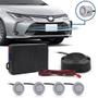 Imagem de Kit Sensores Dianteiros Prata Ford Fusion 2010 2011 2012 2013 Estacionamento Frontal