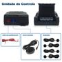 Imagem de Kit Sensores Dianteiros Preto Renault Sandero 2011 2012 2013 2014 Estacionamento Frontal