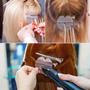 Imagem de Kit Separador De Mechas Para Aplicação De Mega Hair MegaLocks Salão De Beleza