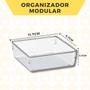 Imagem de Kit Separador Organizador Modular Maquiagem Esccritorio 4 Pçs