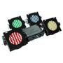 Imagem de Kit Sequencial de Led Multiformas Deltrônica 4 Canhões RGBY