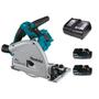 Imagem de Kit Serra Circular Trilho DSP601ZU Makita 2 Baterias BL1830 e Carregador DC18SD