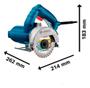 Imagem de Kit Serra Marmore Bosch Gdc 150 Com Disco Multimaterial 220v