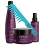 Imagem de Kit Shampoo 300ml e Mascara 250g Aneethun No Frizz System e pente Beauty