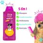 Imagem de Kit Shampoo 5 Em 1 + Máscara De Hidratação P/ Cães E Gatos