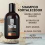 Imagem de Kit Shampoo Big Barber 250ml Tradicional e Fortaceledor Barba Cabelo Bigode Profissional Refrescante