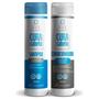 Imagem de KIT Shampoo + Condicionador Cura Cabelo 300ml Creatina Panthenol Vitamina E Aminoácidos