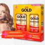 Imagem de Kit Shampoo + Condicionador Reconstrução Potente  Niely Gold - Queratina + Extrato de Bambu