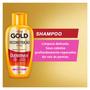 Imagem de Kit Shampoo + Condicionador Reconstrução Potente  Niely Gold - Queratina + Extrato de Bambu