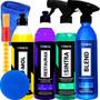 Imagem de Kit Shampoo Desengraxante V-mol Revitalizador Restaurax Limpador Sintra Fast Cera Spray Blend Liquida