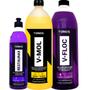 Imagem de Kit Shampoo Limpeza Pesada V-Mol Shampoo Neutro V-Floc 1,5L Revitalizador Renovador Restaurax