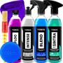 Imagem de Kit Shampoo V-Floc Cera Liquida Blend Spray Limpador Sintra Fast Revitalizador Intense Vonixx