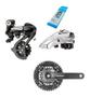 Imagem de Kit Shimano Altus Cambios Corrente Com Pedivela Completo Mtb