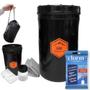 Imagem de Kit Shit Tube Pote 2,5 Litros Coletor Porta Dejeto Camping Trilha + 10 Pastilhas Purificadoras de Agua