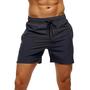 Imagem de Kit Shorts Bermuda TACTEL GROSSO ELITE + Camiseta MASCULINA ALGODÃO Corrida Fitness Academia 708