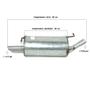 Imagem de Kit Silencioso Central + Traseiro Ford Ka 1.6 8v 1999 a 2002