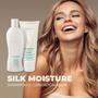 Imagem de Kit Silk Moisture p/ Cabelos secos e Danificados Condicionador 240ML +Shampoo 280ML