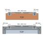 Imagem de Kit Sistema Multi Top Para Porta de Balcão E Aéreo (12 A 20 Kg) Para 2 Portas Rometal