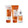 Imagem de Kit Skincare Gel Sabonete Serum Facial Vitamina C Antissinal