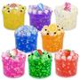 Imagem de Kit Slime UIVIEHIR Jelly Cube Clear - Pacote com 8 Unidades para Crianças