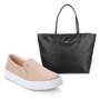 Imagem de Kit Slip On + Bolsa Nylon Santa Lolla Feminino