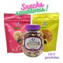 Imagem de Kit Snack Mix Castanhas Doce e Salgada Frutas Desidrata 630g