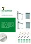 Imagem de Kit Sobrepor - Ferragens de 200cm para Porta de Correr até 100cm