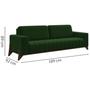 Imagem de Kit Sofa 189 cm E Poltrona Decorativa Veron Veludo SL 947 Moll