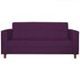 Imagem de Kit Sofá 2 Lugares e 2 Poltronas Denver Suede Roxo - Doce Sonho Móveis