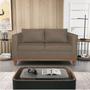Imagem de Kit Sofá 3 Lugares e 2 Poltronas Europa 180 cm Estilo Conforto e Elegância Suede - Amarena Móveis